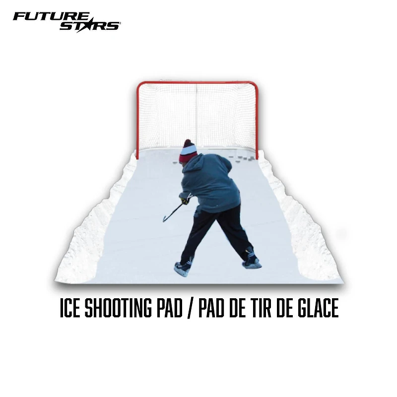 Future Stars Backyard Ice Rink Kit - Frame, Tarp and In-Ground pegs - Customize Size up to 20' x 10'!