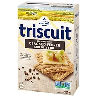 Triscuit Cracked Pepper & Olive Oil Snacking Crackers