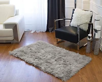 H-LUXE Hudson Faux Fur 3'X5' Rug