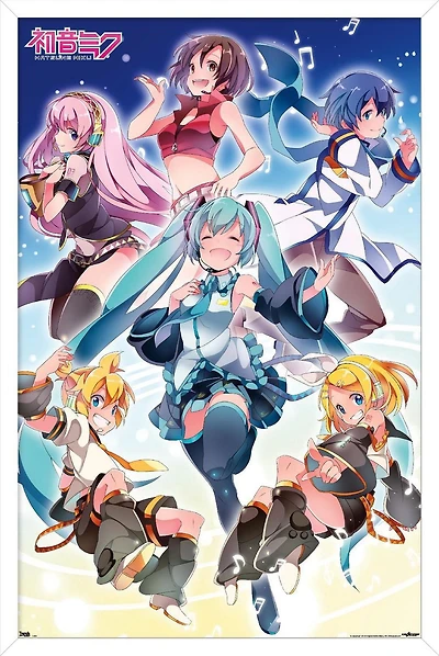 Hatsune Miku - Group Wall Poster, 14.725" x 22.375"