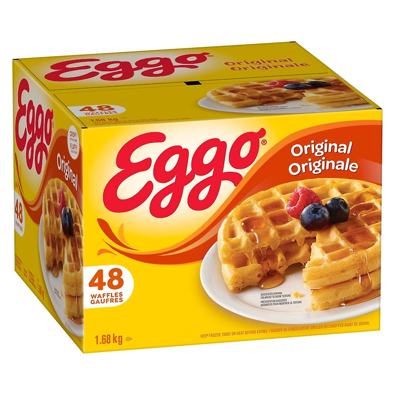 EGGO Gaufres Originales 48 Gaufres, 1.68kg