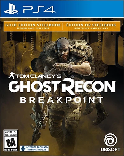 Jeu vidéo Tom Clancy's Ghost Recon Breakpoint Gold Steelbook Edition pour (PS4)