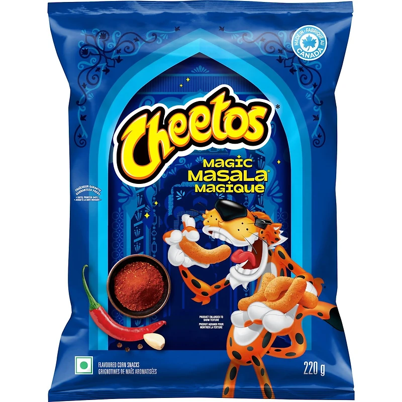 Discontinued Cheetos Magic Masala flavoured Corn Snacks