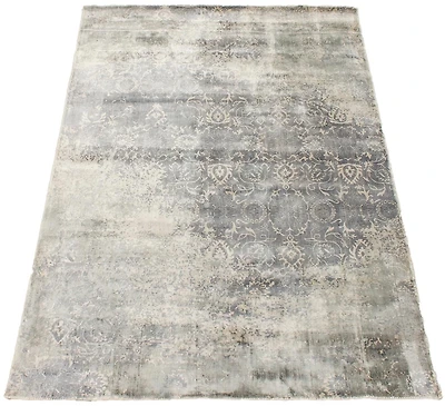 ECARPETGALLERY 5'3" x 7'4" Floral Galleria Hand-knotted Area Rug for Living Room, Dining Room and Bedroom in Ivory