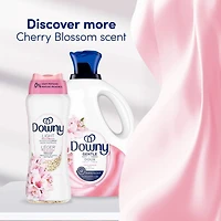 Downy Light Laundry Scent Booster Beads, Cherry Blossom Scent, 853g, In-wash fabric beads designed to be gentle with a light boost of scent, No Heavy Perfumes