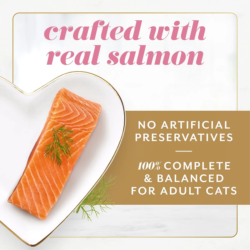 Fancy Feast Gems Mousse Paté with Salmon, Wet Cat Food, 57 g x 2