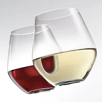 Verres à vin rouge ou blanc sans pied Quartz Trudeau 503 ml, Ens. de 4