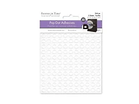 3D Pop Dots: 1/4" Round x264 Dual-Adhesive Foam Mount