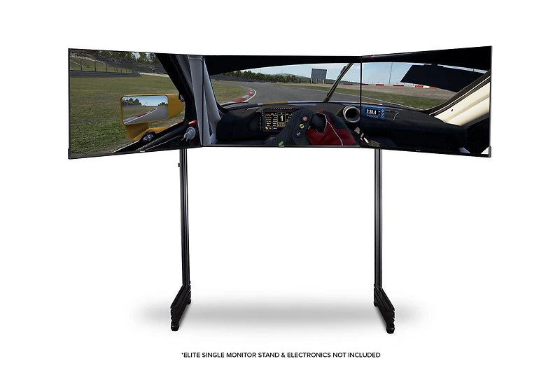 SOCLE AUTOPORTANT POUR TROIS MONITEURS GRIS CARBONE NEXT LEVEL RACING®