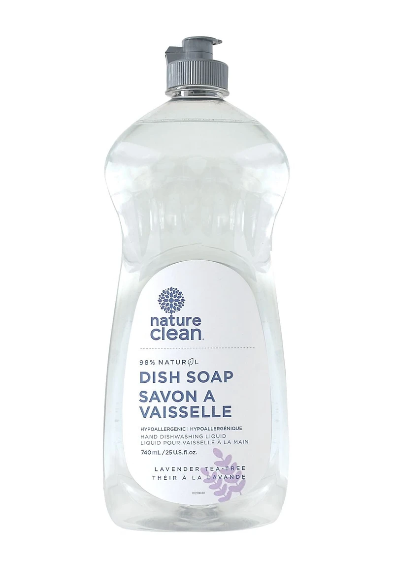 Nature Clean 98% natural Dishwashing Liquid Lavender (740ml)