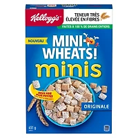 Mini-Wheats® Original Minis Cereal 430g- Ready to Eat Cereal