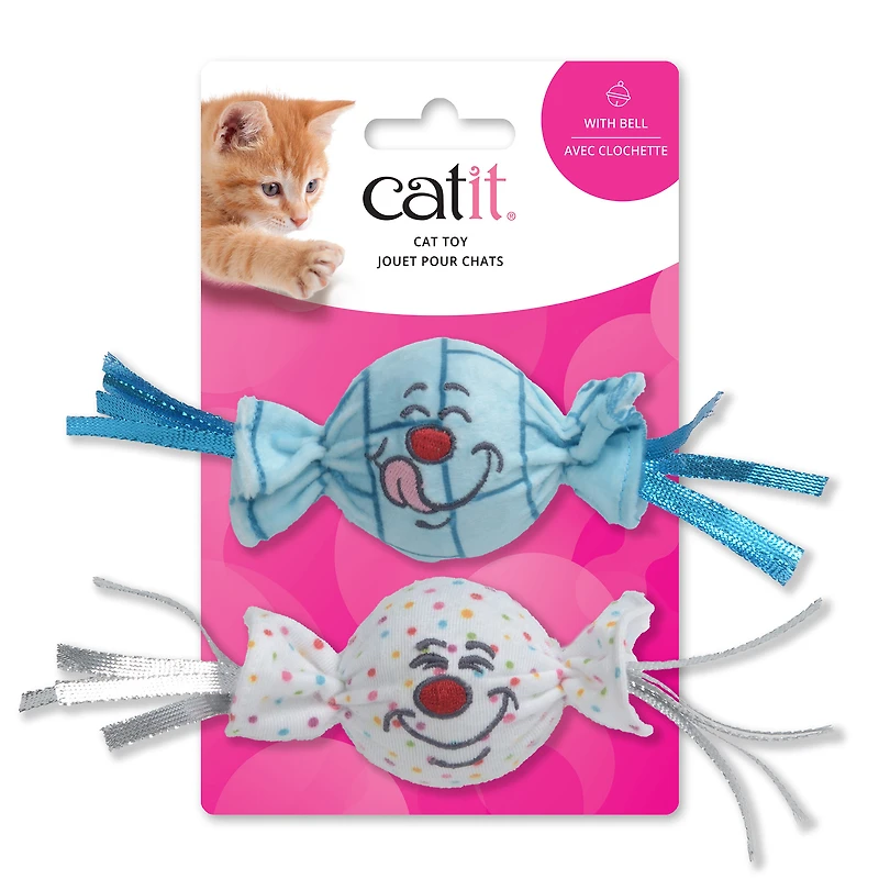 Catit Candy with Bell Cat Toy, 2pk