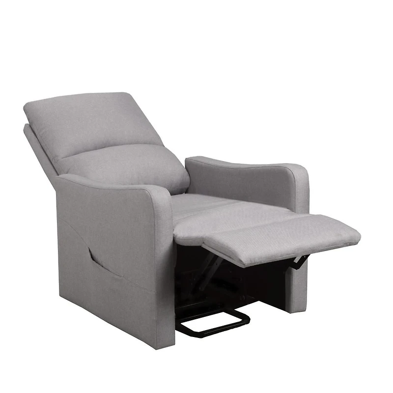 Reclinable chaise Ariel, Gris Claire