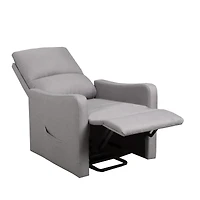 Reclinable chaise Ariel, Gris Claire