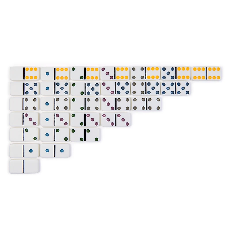 Spin Master Games, Cardinal Classics, Double Six Dominoes Set in Storage Tin, for Families and Kids Ages 8 and up
