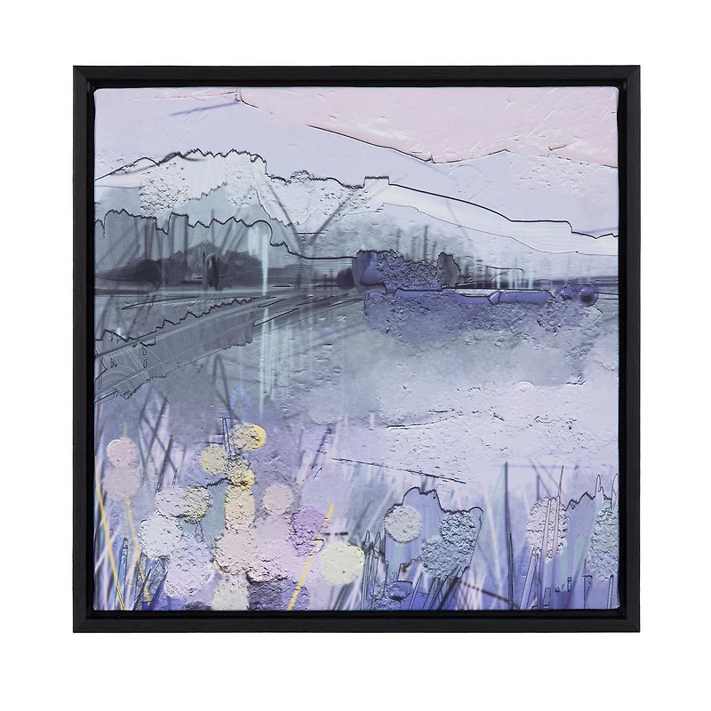Ensemble de toiles artistiques encadrées Sentra Purple Landscape