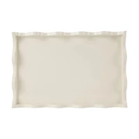 Anko White Wavy Edge Tray