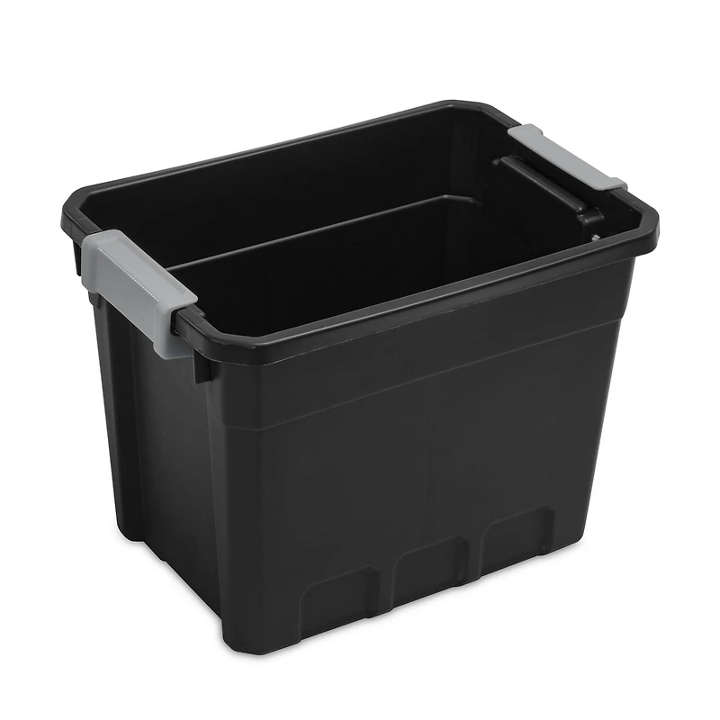 Sterilite 28L Modular Stackers - Black