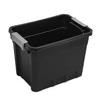 Sterilite 28L Modular Stackers - Black
