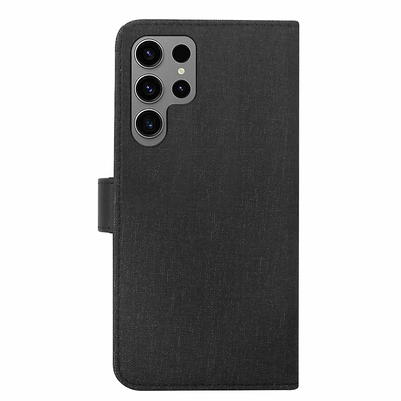 Blu Element Étui Folio 2 in 1 Noir pour Samsung Galaxy S25/Galaxy S24