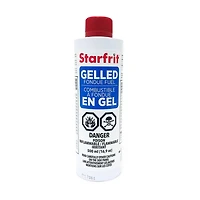Starfrit Gel Fondue Fuel, 500 mL (16.9 oz), Long-Lasting Flame, Safer Pour, Visible Flame, Use With Fondue Sets and Gel Burners, For Removable Burner Cups, Clean and Reliable Burn