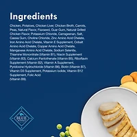 Blue Buffalo Delights Grilled Chicken Flavor, Pate Dog Food Tray, 3.5-oz,
