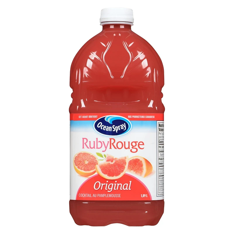 Ocean Spray Cocktail de Pamplemousse Rouge Rubis 1.89L