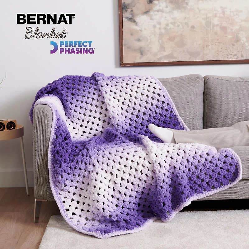 Bernat® Blanket Perfect Phasing Yarn, Polyester #6 Super Bulky, 10.5oz/300g, 220 Yards