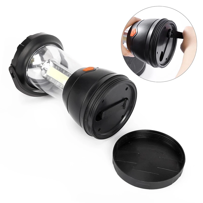 Ozark Trail Triplex LED Survival Lantern, 800 Lumens, Rechargeable, Solar and Crank