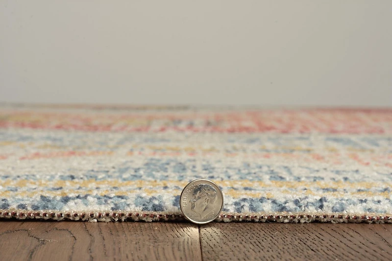 Great Zero Barlow Ivory & Rust 5' x 7'6" Area Rug