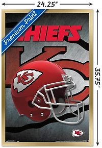 NFL Kansas City Chiefs - Helmet 16 Wall Poster, 22.375" x 34"