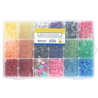 TINY HANDS Beads Box, Assorted Shapes, 2100 pcs, Age 6+, Kids, Crafts, Fun Activity