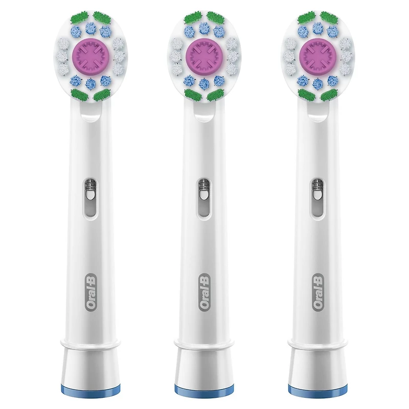 Oral-B 3D White X-Filament Replacement Brush Heads 3 pack