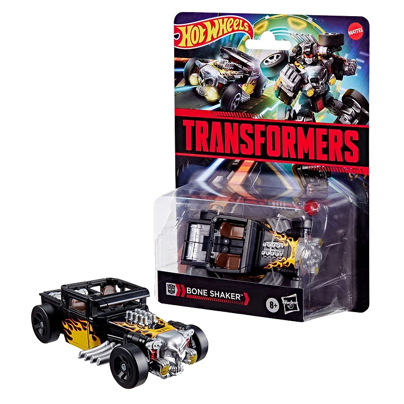 Transformers Collaborative Hot Wheels® x Transformers Bone Shaker Converting Action Figure