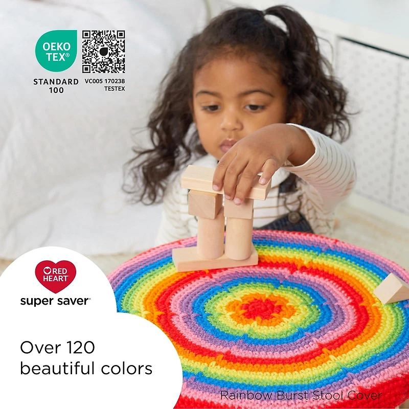 Fil Red Heart® Super Saver®, solide, acrylique #4 moyen, 7oz/198g, 364 yards
