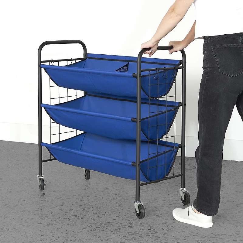 neatfreak! 3 Tier Garage Store Organizer With Casters