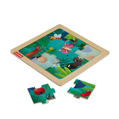 Fisher-Price Puzzle en bois Thème Jungle - Exclusivité Walmart