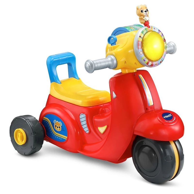 VTech Porteur scooter interactif 2 en 1 - Trottinette transformable pour tout-petits - Version anglaise
