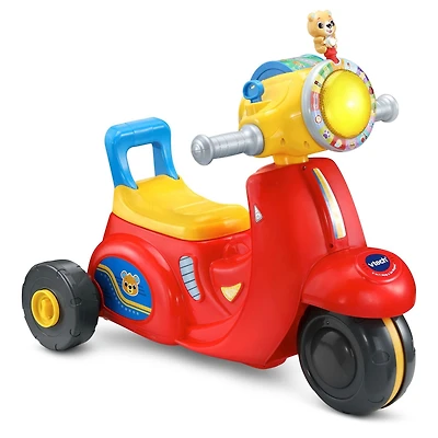 VTech Porteur scooter interactif 2 en 1 - Trottinette transformable pour tout-petits - Version anglaise