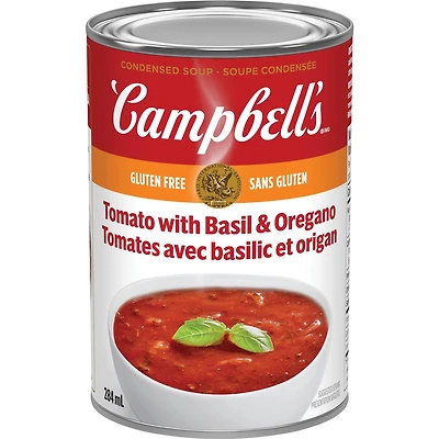 Campbell's® Soupe Condensée aux Tomates avec Basilic et Origan, Stable à la Température Ambiante