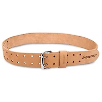 MECHTOOLS 2" CEINTURE À OUTILS EN CUIR AVEC DOUBLE BOUCLE (NATUREL) POUR 29" - 45"