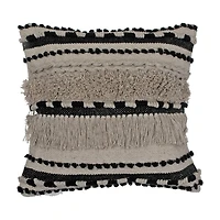 Cotton Handwoven Cushion (Tousel) - Set of 2