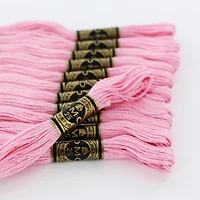 DMC Pink Cotton 6-Strand Embroidery Floss Skein, 8 m (8.7 yd)
