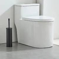 Better Homes & Gardens Metal, Toilet Brush & Holder, Matte Black