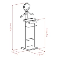 Winsome Alfred Valet Stand in Espresso finish, 92155