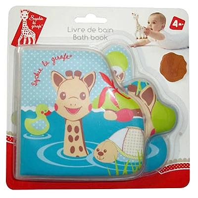 Livre de bain Sophie la Girafe - Facile à manipuler - étanche