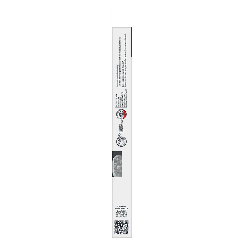 Colgate Total Battery Replacement Toothbrush Heads, White, 2 Pack