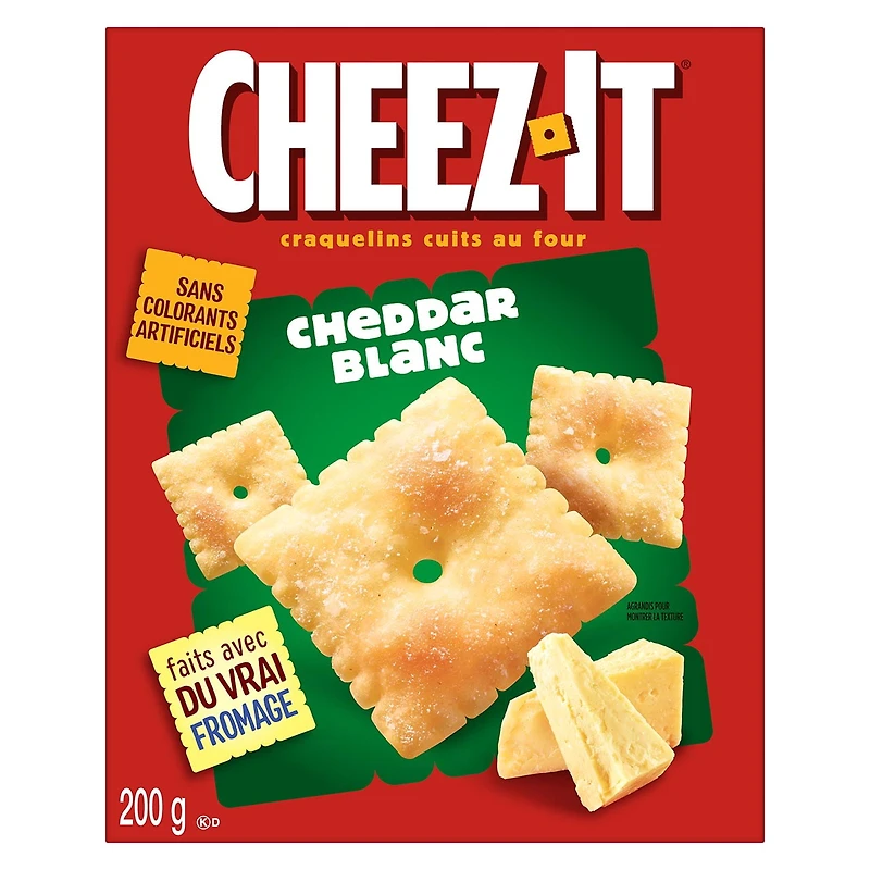 Cheez-It* Baked Snack Crackers White Cheddar 200 g