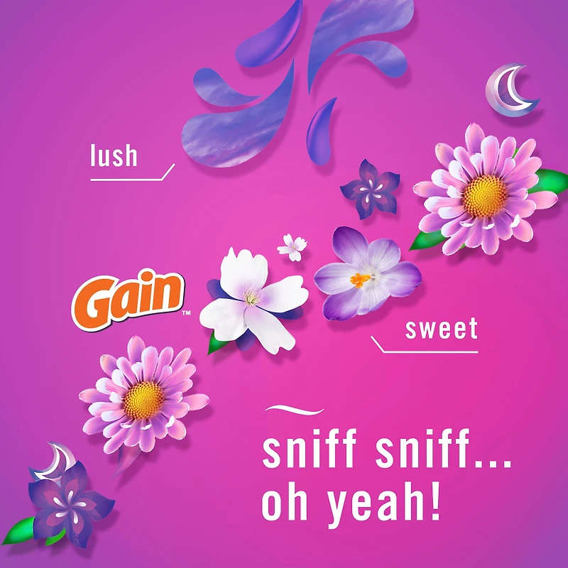 Febreze Car Air Freshener, Odor-Fighting Automotive Vent Clip, Gain Moonlight Breeze Scent, 2ct