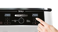 Ninja Foodi 4-in-1 10 Qt. XL 2-Basket Air Fryer with Dual Zone Technology, White, DZ300CWH